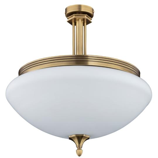 alacsony belmagassag mennyezeti lampa elegans antik rez feher uvegburas nappali polgari villa lepcsohaz konyha szalon etkezo vilagitas.jpg